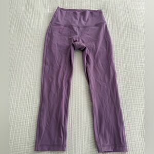 Purple Lululemon Leggings 21”
